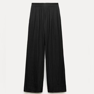 Zara Charcoal Wide Leg Trousers